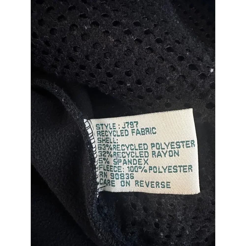 Port Authority Mens J797 Soft Shell Full-Zip Recycled Fabric Black Jacket Small